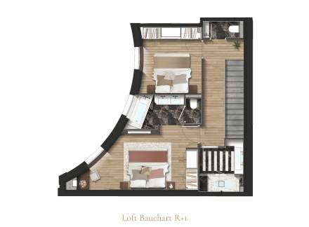 بوشار +طابق علوي